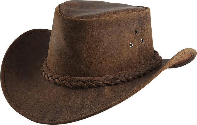Leather hat - Antique